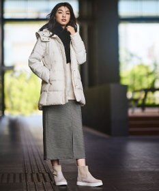 ANY 【洗濯機可/フード取り外し可能/撥水】楽映えリッチロング丈ダウン