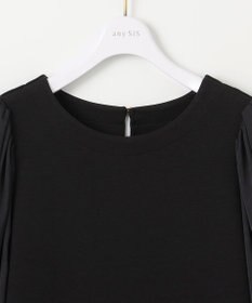 ANY SIS 【洗える】サテンコンビダンボール ワンピース