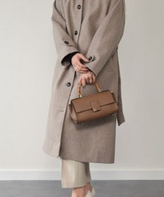 INTER-CHAUSSURES 【LORISTELLA】バンブーハンドルレザーハンドバッグ