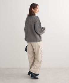 Green Parks 変形ケーブルニットプルオーバー