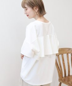 AMERICAN HOLIC 【先行予約】【WEB限定】バックフリル半袖プルオーバー