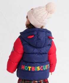 MIKI HOUSE HOT BISCUITS 【80-120cm】 シンクラウド 中綿ジャンパー