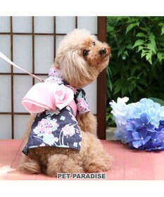 犬 服 浴衣 【小型犬】 紫陽花柄 桃 / PET PARADISE | ファッション 