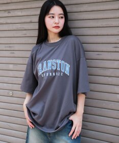 WEGO 【接触冷感/ユニセックス着用ITEM】カレッジロゴグラフィックT（SS）