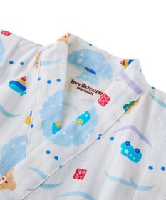 MIKI HOUSE HOT BISCUITS 【80-120cm】総柄 甚平スーツ