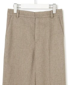 23区 【洗える/セットアップ対応】ウールライクカルゼ ワイド パンツ