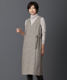 J.PRESS LADIES シャンブレーツイル ジャンパースカート