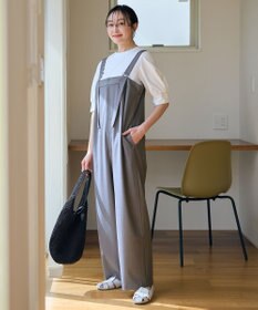 ANY イージーケアライトストレッチサロペット