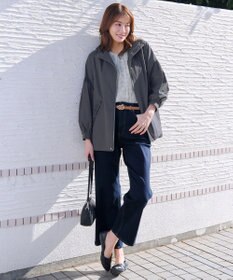 Tiaclasse L 水彩花柄シフォンブラウス