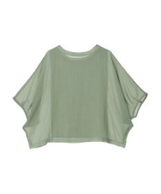 Green Parks ・ｆｕｒｒｙ　ｒａｔｅ　ピンタックボイルブラウス