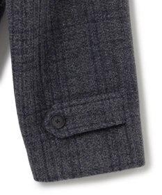 JOSEPH HOMME ニードルパンチグレンチェック　シングルブレストトレンチコート