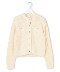 23区 【GOLD LABEL】リボンモールツイード ニットカーディガン