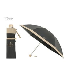 MOONBAT 【晴雨兼用日傘】ランバン コレクション（LANVIN COLLECTION） 折りたたみ日傘 グログランリボン
