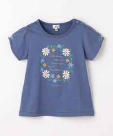 組曲 KIDS 【90-100㎝】 フラワーリースTeeシャツ