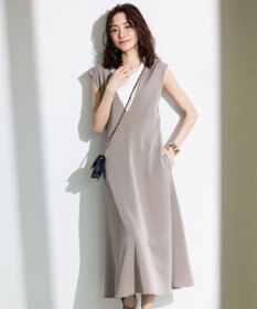 組曲 【洗える・アンサンブル対応】MINAノースリーブ ニット