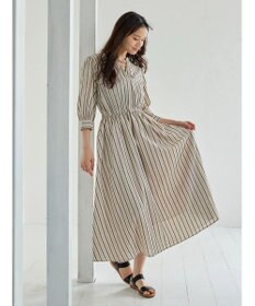 Green Parks ・ＥＬＥＮＣＡＲＥ　ＤＵＥ　ドビーストライプワンピ