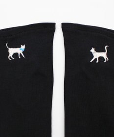 ORuKuBET 【WOMEN】 おさんぽねこ刺繍UVグローブ / UVカット / 猫グッズ