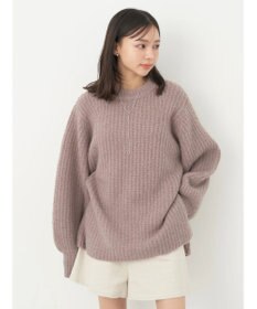 earth music&ecology フワフワＭＩＸヤーンチュニック