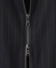 JOSEPH HOMME SAXONY PINSTRIPE ZIP UP JACKET