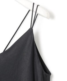 ICB L 【洗える】 アセテートフルダルサテン キャミソールドレス