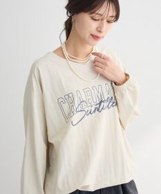 Green Parks ナイロンロゴＶネックプルオーバー