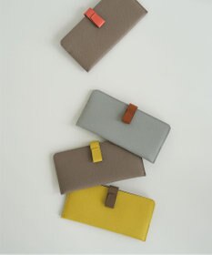 Atelier nuu 日本製 本革 バイカラーnoble スマートロングウォレット