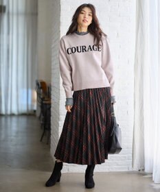 ANY 【洗濯機可】スウェットライクロゴニット