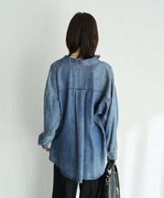 YECCA VECCA 【販売なし】バイオ加工ウ゛ィンテージデニムシャツ