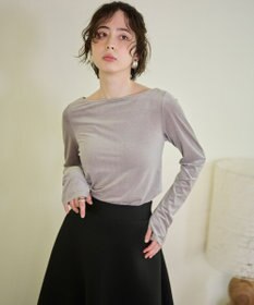 #Newans 【洗濯機可／ 前後着用可】 シアーベロアプルオーバー