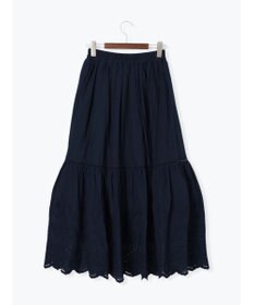 Te chichi エンブロイダリーティアードスカート