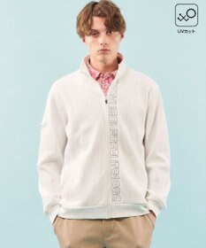 23区GOLF 【MEN】【UVケア】ワッフル パーカー