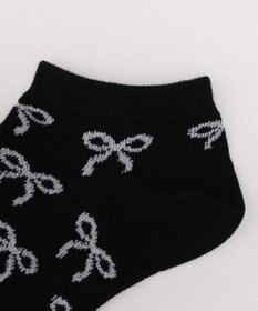 WEGO リボン総柄ショートソックス