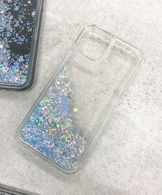 WEGO キラキラiphoneケース（ブルー）