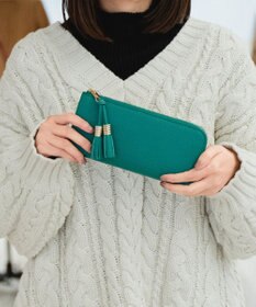 Atelier nuu 日本製 タッセルレザー loop ロングウォレットS