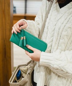 Atelier nuu 日本製 タッセルレザー loop ロングウォレットS