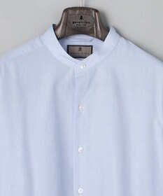 GOTAIRIKU 【シワになりにくい/洗える】ＴＣブロード シャツ_バンドカラー