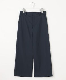 J.PRESS LADIES 【WEB限定カラーあり・セットアップ対応・洗える・撥水・防汚】コットンFITTYシャーク ワイド アンクル パンツ