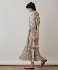 GRACE CONTINENTAL スカーフプリントドレス