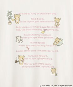 earth music&ecology 【予約】リラックマ×earth ブラウジングロンT