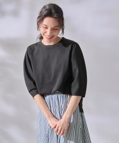 ANY 【洗濯機可】パフスリーブニットプルオーバー