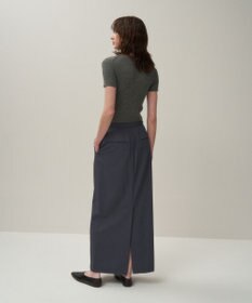 ATON TECHNO WOOL TWILL | Iラインスカート