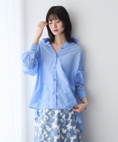 YECCA VECCA バック釦シアーシャツ