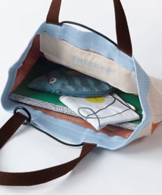 TRICOTE 【入園・入学祝い】コラージュ柄 ニットレッスンバッグ