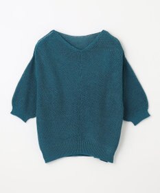 ANY 【洗濯機可能】ドライタッチニットプルオーバー