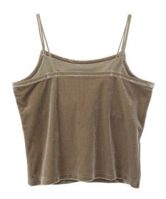 AMERICAN HOLIC カップ付き ベロアショートキャミソール