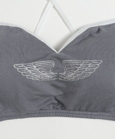 WEGO 【ブラトップ＆ショーツセット】Liliane　Ciel　フェザーラメ