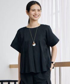 自由区 L 【カタログ掲載】ブライトシアーシャンブレー ブラウス