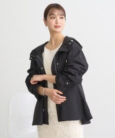 earth music&ecology ドロストペプラムマウンテンパーカー