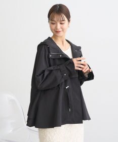 earth music&ecology ドロストペプラムマウンテンパーカー