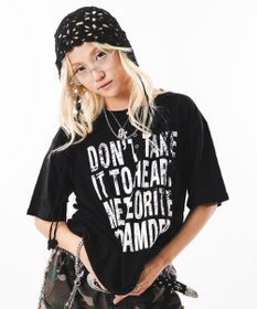WEGO 【ユニセックス着用ITEM】ビッグロゴスラブヘンリーネックT（SS）